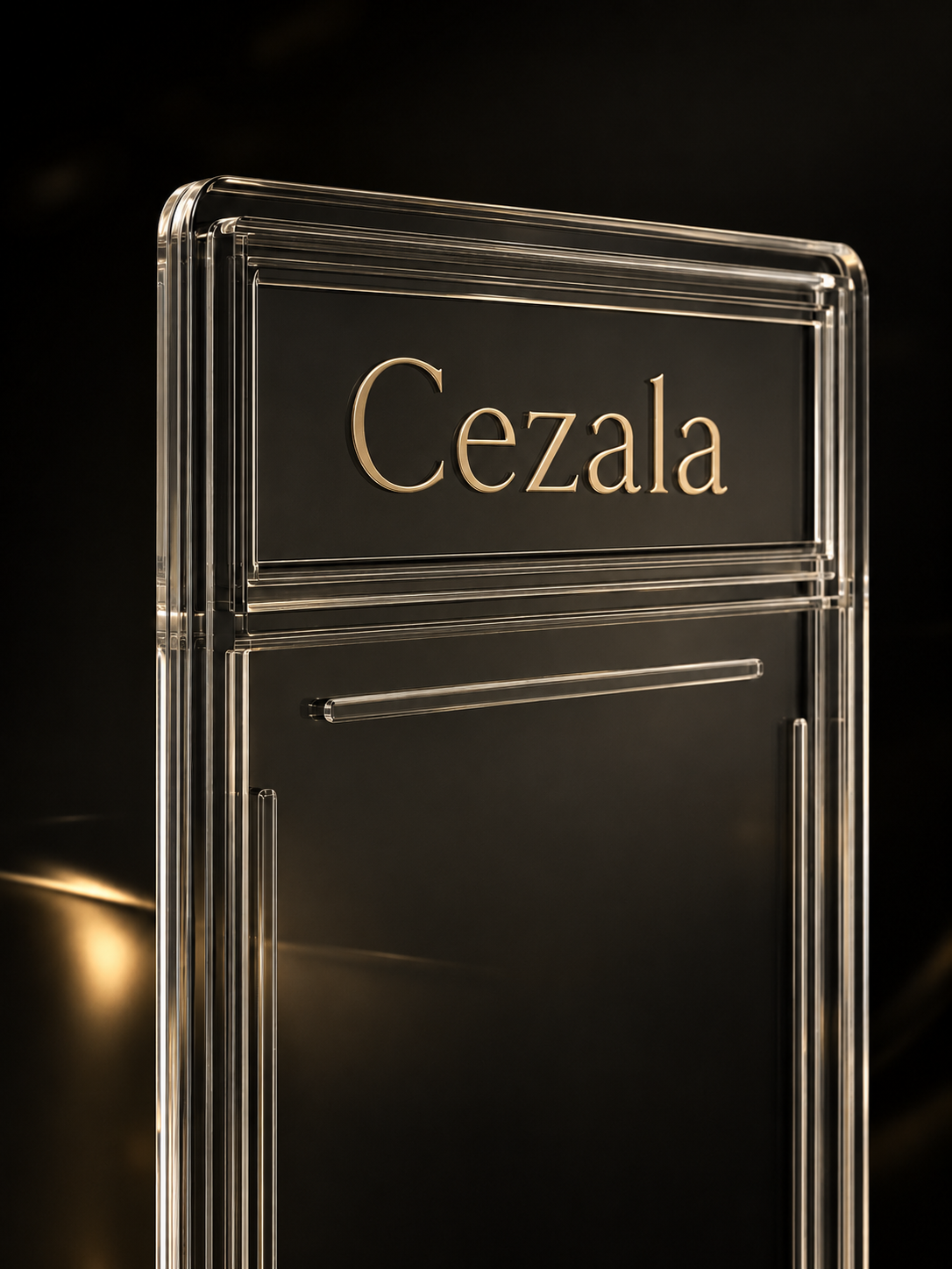 Cezala Premium Acryl Card Slab – Schutz & Präsentation für Sammelkarten | 1 Stück