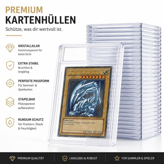 Cezala Premium Acryl Card Slab – Schutz & Präsentation für Sammelkarten | 1 Stück