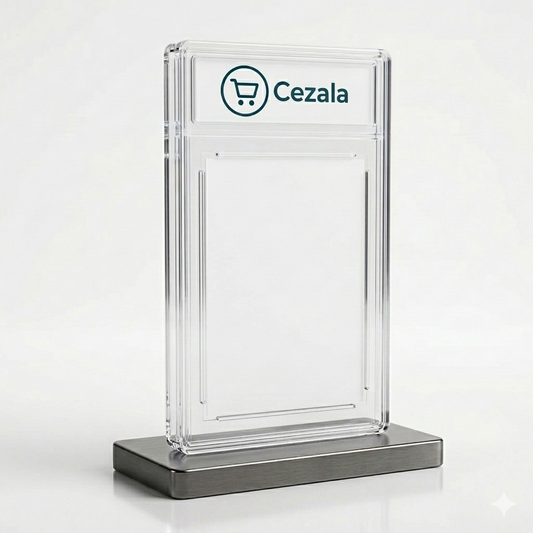 Cezala Premium Acryl Card Slab – Schutz & Präsentation für Sammelkarten | 1 Stück