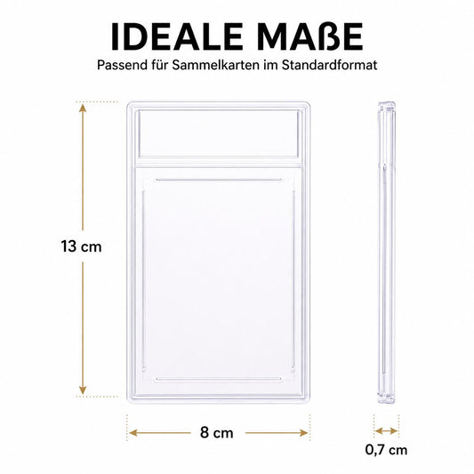 Cezala Premium Acryl Card Slab – Schutz & Präsentation für Sammelkarten | 1 Stück
